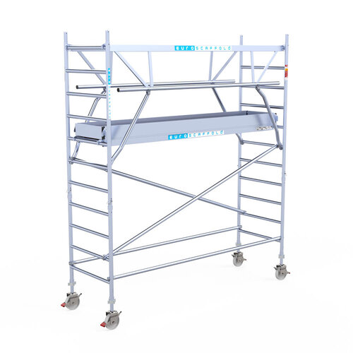 Euroscaffold Euroscaffold Euro 90x305x4,2m werkhoogte carbon vloer dubbele voorloopleuning