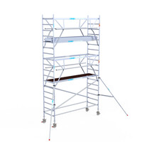 Euroscaffold Euroscaffold Euro 90x305x6,2m werkhoogte carbon vloer dubbele voorloopleuning Euroscaffold Euroscaffold Euro 90x305x6,2m werkhoogte carbon vloer dubbele voorloopleuning