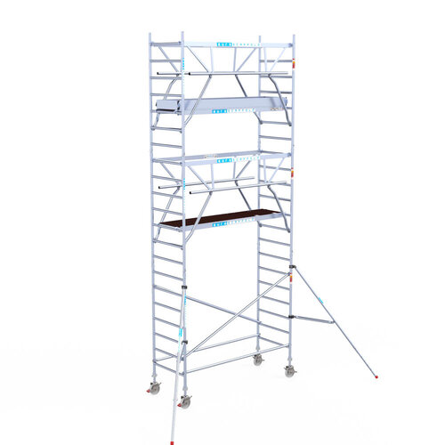 Euroscaffold Euroscaffold Euro 90x250x7,2m werkhoogte carbon vloer dubbele voorloopleuning