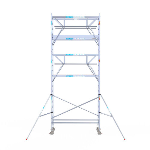 Euroscaffold Euroscaffold Euro 90x250x7,2m werkhoogte carbon vloer dubbele voorloopleuning