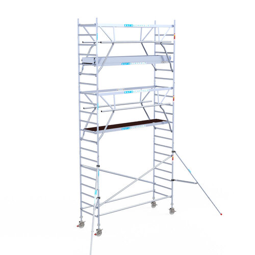 Euroscaffold Euroscaffold Euro 90x305x7,2m werkhoogte carbon vloer dubbele voorloopleuning