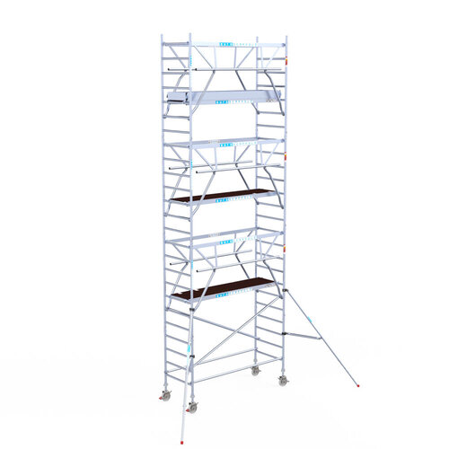 Euroscaffold Euroscaffold Euro 90x250x8,2m werkhoogte carbon vloer dubbele voorloopleuning