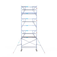 Euroscaffold Euroscaffold Euro 90x250x8,2m werkhoogte carbon vloer dubbele voorloopleuning Euroscaffold Euroscaffold Euro 90x250x8,2m werkhoogte carbon vloer dubbele voorloopleuning