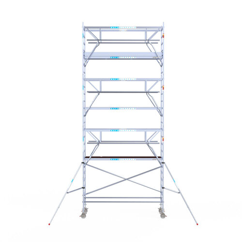 Euroscaffold Euroscaffold Euro 90x305x8,2m werkhoogte carbon vloer dubbele voorloopleuning