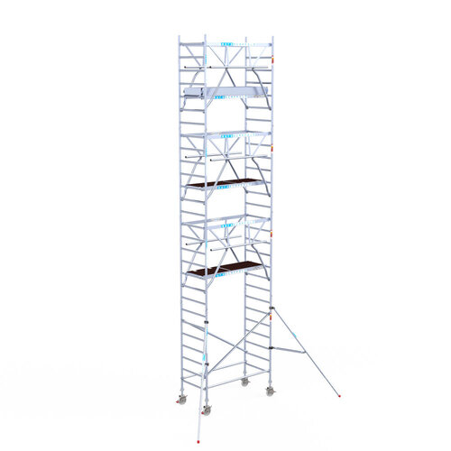 Euroscaffold Euroscaffold Euro 90x190x9,2m werkhoogte carbon vloer dubbele voorloopleuning