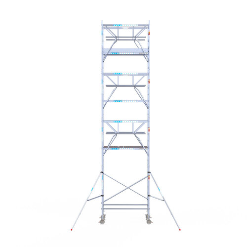 Euroscaffold Euroscaffold Euro 90x190x9,2m werkhoogte carbon vloer dubbele voorloopleuning