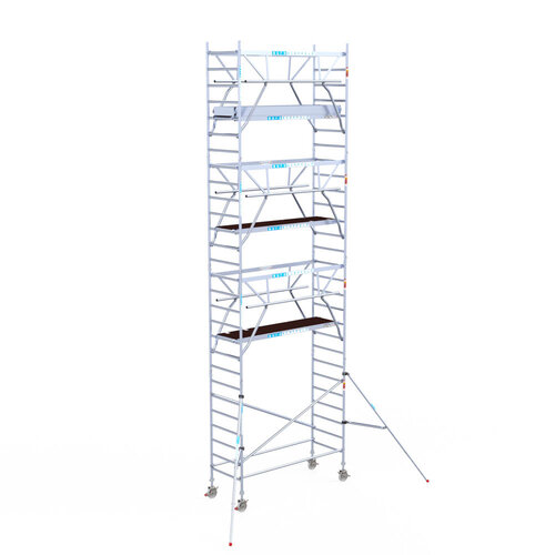 Euroscaffold Euroscaffold Euro 90x250x9,2m werkhoogte carbon vloer dubbele voorloopleuning