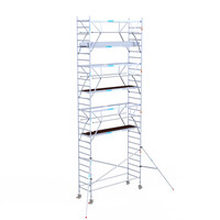 Euroscaffold Euroscaffold Euro 90x305x9,2m werkhoogte carbon vloer dubbele voorloopleuning Euroscaffold Euroscaffold Euro 90x305x9,2m werkhoogte carbon vloer dubbele voorloopleuning