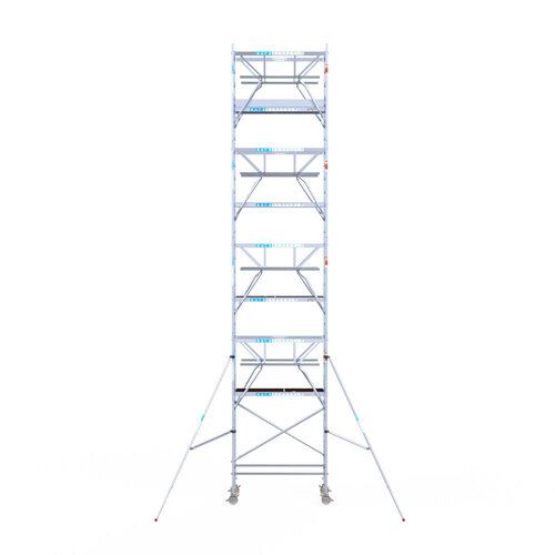 Euroscaffold Euroscaffold Euro 90x190x10,2m werkhoogte carbon vloer dubbele voorloopleuning