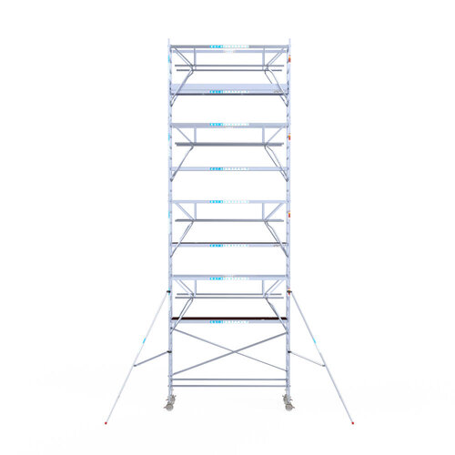 Euroscaffold Euroscaffold Euro 90x305x10,2m werkhoogte carbon vloer dubbele voorloopleuning