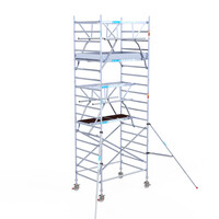 Euroscaffold Euroscaffold Euro 135x190x6,2m werkhoogte dubbele voorloopleuning Euroscaffold Euroscaffold Euro 135x190x6,2m werkhoogte dubbele voorloopleuning