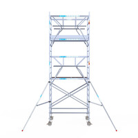 Euroscaffold Euroscaffold Euro 135x190x6,2m werkhoogte dubbele voorloopleuning Euroscaffold Euroscaffold Euro 135x190x6,2m werkhoogte dubbele voorloopleuning