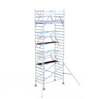 Euroscaffold Euroscaffold Euro 135x250x8,2m werkhoogte dubbele voorloopleuning Euroscaffold Euroscaffold Euro 135x250x8,2m werkhoogte dubbele voorloopleuning