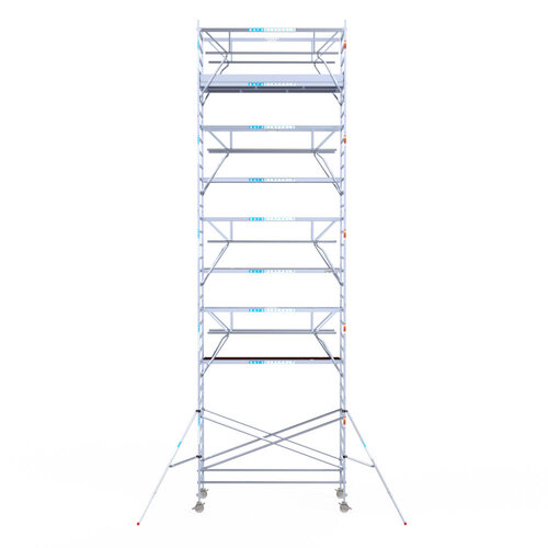 Euroscaffold Euroscaffold Euro 135x305x11,2m werkhoogte dubbele voorloopleuning