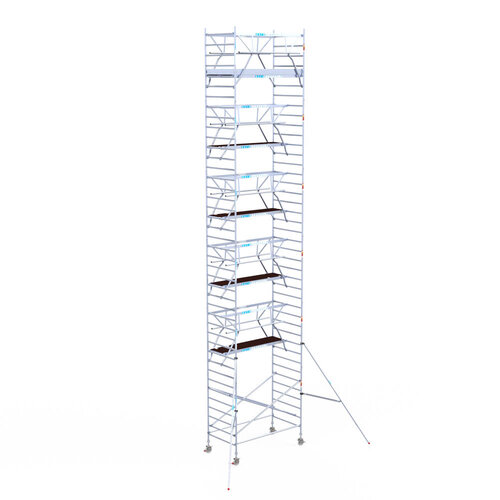 Euroscaffold Euroscaffold Euro 135x250x13,2m werkhoogte dubbele voorloopleuning