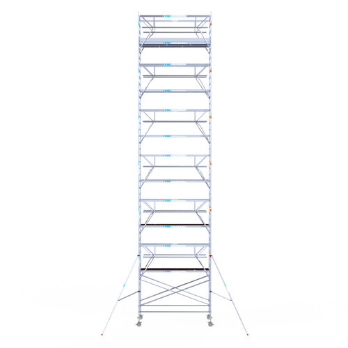 Euroscaffold Euroscaffold Euro 135x305x14,2m werkhoogte dubbele voorloopleuning