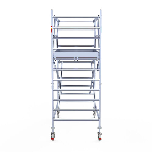 Euroscaffold Euroscaffold Euro 135x250x4,2m werkhoogte carbon vloer dubbele voorloopleuning