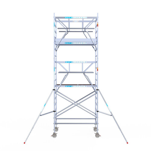 Euroscaffold Euroscaffold Euro 135x190x6,2m werkhoogte carbon vloer dubbele voorloopleuning