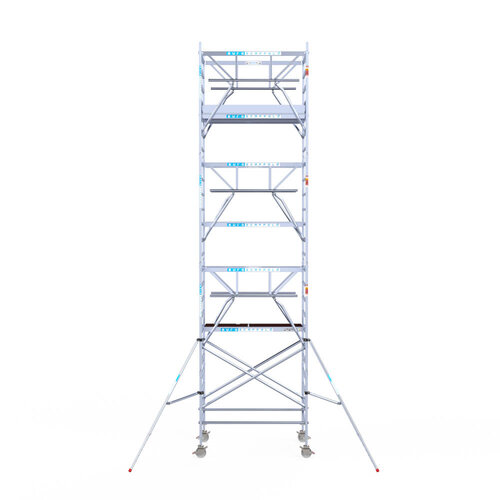 Euroscaffold Euroscaffold Euro 135x190x8,2m werkhoogte carbon vloer dubbele voorloopleuning