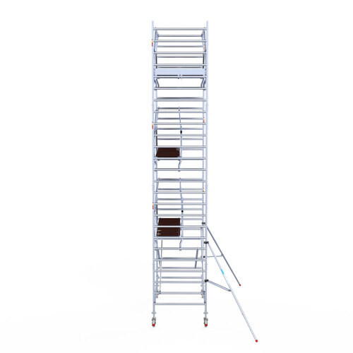 Euroscaffold Euroscaffold Euro 135x250x8,2m werkhoogte carbon vloer dubbele voorloopleuning