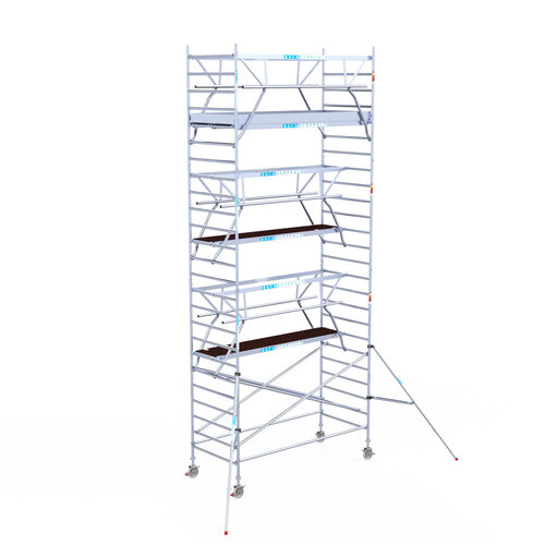 Euroscaffold Euroscaffold Euro 135x305x8,2m werkhoogte carbon vloer dubbele voorloopleuning