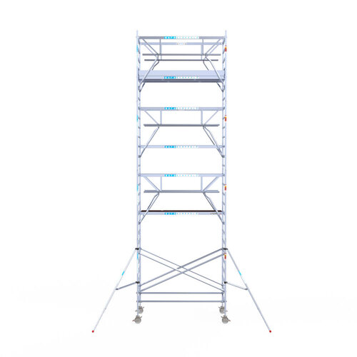 Euroscaffold Euroscaffold Euro 135x250x9,2m werkhoogte carbon vloer dubbele voorloopleuning