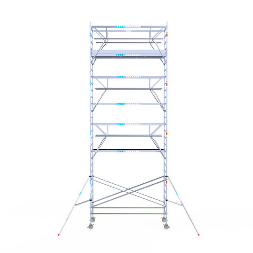 Euroscaffold Euroscaffold Euro 135x305x9,2m werkhoogte carbon vloer dubbele voorloopleuning
