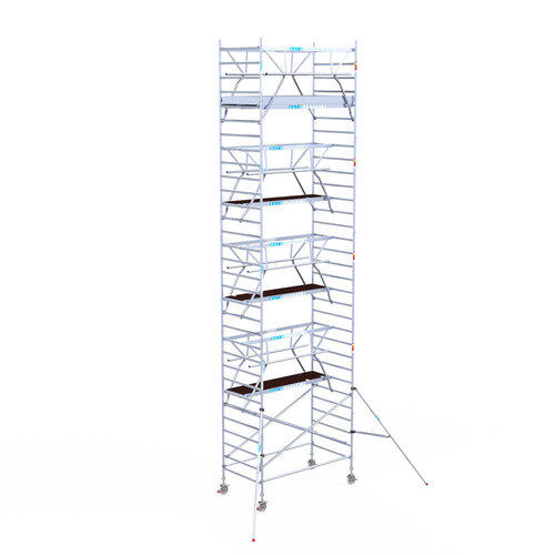 Euroscaffold Euroscaffold Euro 135x250x10,2m werkhoogte carbon vloer dubbele voorloopleuning