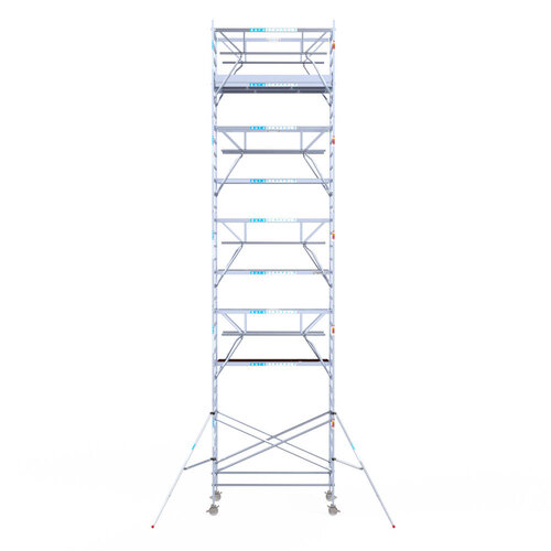 Euroscaffold Euroscaffold Euro 135x250x11,2m werkhoogte carbon vloer dubbele voorloopleuning