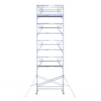 Euroscaffold Euroscaffold Euro 135x305x11,2m werkhoogte carbon vloer dubbele voorloopleuning Euroscaffold Euroscaffold Euro 135x305x11,2m werkhoogte carbon vloer dubbele voorloopleuning