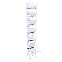 Euroscaffold Euroscaffold Euro 135x190x14,2m werkhoogte carbon vloer dubbele voorloopleuning Euroscaffold Euroscaffold Euro 135x190x14,2m werkhoogte carbon vloer dubbele voorloopleuning