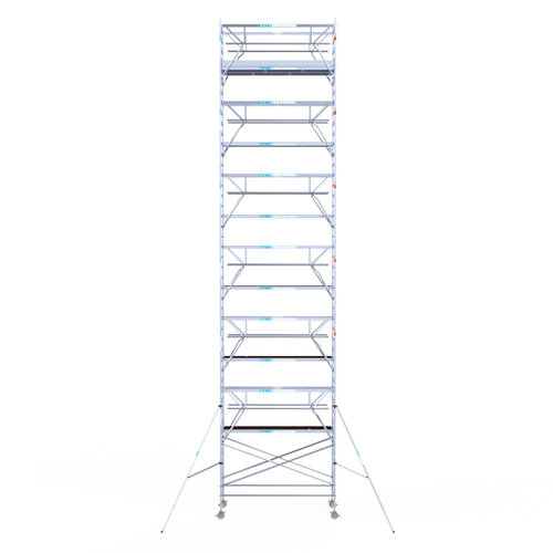 Euroscaffold Euroscaffold Euro 135x305x14,2m werkhoogte carbon vloer dubbele voorloopleuning