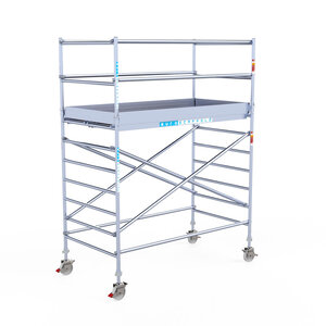 Euroscaffold Euroscaffold Euro 135x250x4,2m werkhoogte carbon vloer Euroscaffold Euroscaffold Euro 135x250x4,2m werkhoogte carbon vloer