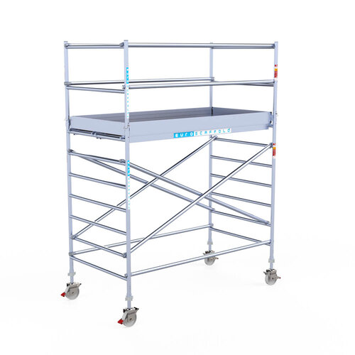 Euroscaffold Euroscaffold Euro 135x250x4,2m werkhoogte carbon vloer