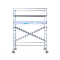 Euroscaffold Euroscaffold Euro 135x250x4,2m werkhoogte carbon vloer Euroscaffold Euroscaffold Euro 135x250x4,2m werkhoogte carbon vloer