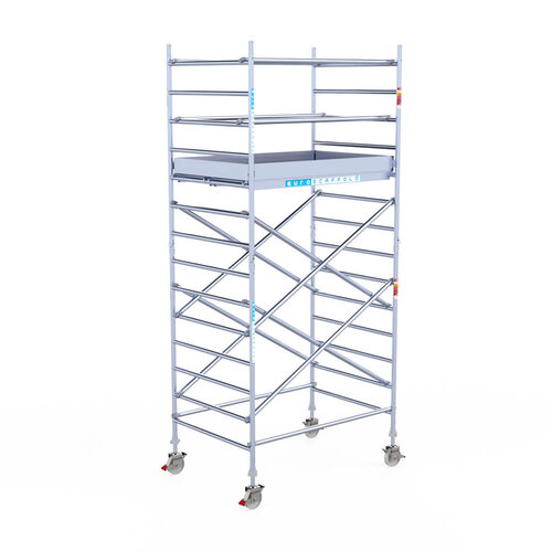 Euroscaffold Euroscaffold Euro 135x190x5,2m werkhoogte carbon vloer