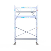 Euroscaffold Euroscaffold Euro 75x250x5,2m werkhoogte dubbele voorloopleuning Euroscaffold Euroscaffold Euro 75x250x5,2m werkhoogte dubbele voorloopleuning