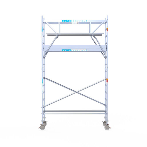 Euroscaffold Euroscaffold Euro 75x250x5,2m werkhoogte dubbele voorloopleuning