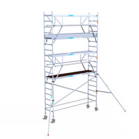 Euroscaffold Euroscaffold Euro 75x305x6,2m werkhoogte dubbele voorloopleuning Euroscaffold Euroscaffold Euro 75x305x6,2m werkhoogte dubbele voorloopleuning