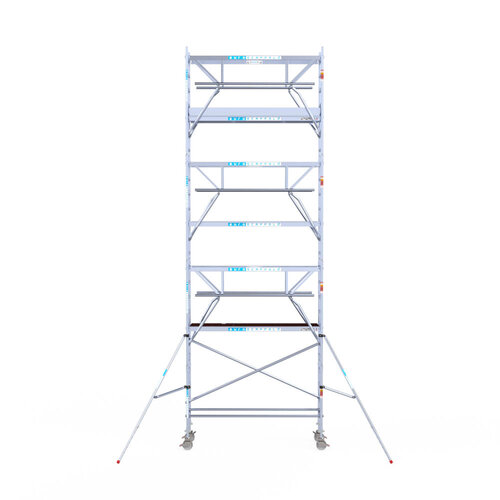 Euroscaffold Euroscaffold Euro 75x250x8,2m werkhoogte dubbele voorloopleuning
