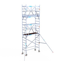 Euroscaffold Euroscaffold Euro 75x190x6,2m werkhoogte carbon vloer dubbele voorloopleuning