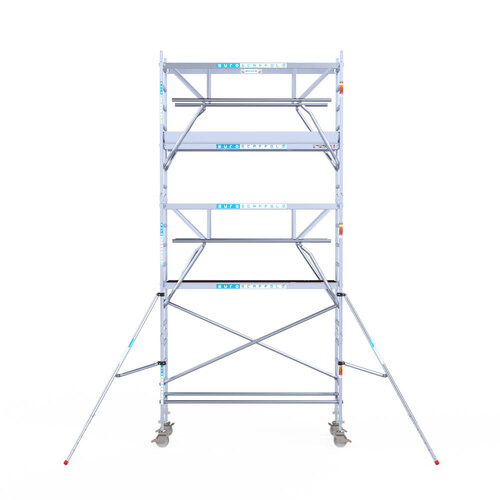 Euroscaffold Euroscaffold Euro 75x250x6,2m werkhoogte carbon vloer dubbele voorloopleuning