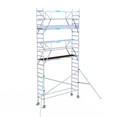 Euroscaffold Euroscaffold Euro 75x305x7,2m werkhoogte carbon vloer dubbele voorloopleuning