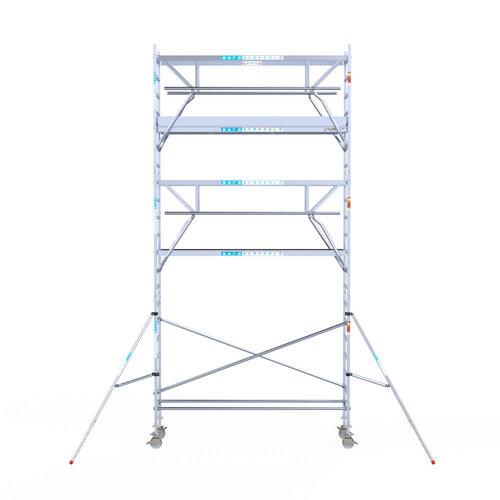 Euroscaffold Euroscaffold Euro 75x305x7,2m werkhoogte carbon vloer dubbele voorloopleuning