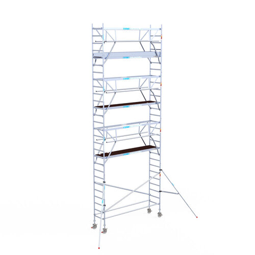 Euroscaffold Euroscaffold Euro 75x305x9,2m werkhoogte carbon vloer dubbele voorloopleuning