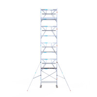 Euroscaffold Euroscaffold Euro 75x190x10,2m werkhoogte carbon vloer dubbele voorloopleuning Euroscaffold Euroscaffold Euro 75x190x10,2m werkhoogte carbon vloer dubbele voorloopleuning