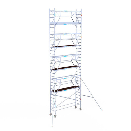 Euroscaffold Euroscaffold Euro 75x305x10,2m werkhoogte carbon vloer dubbele voorloopleuning
