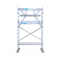 Euroscaffold Euroscaffold Euro 90x190x4,2m werkhoogte dubbele voorloopleuning Euroscaffold Euroscaffold Euro 90x190x4,2m werkhoogte dubbele voorloopleuning