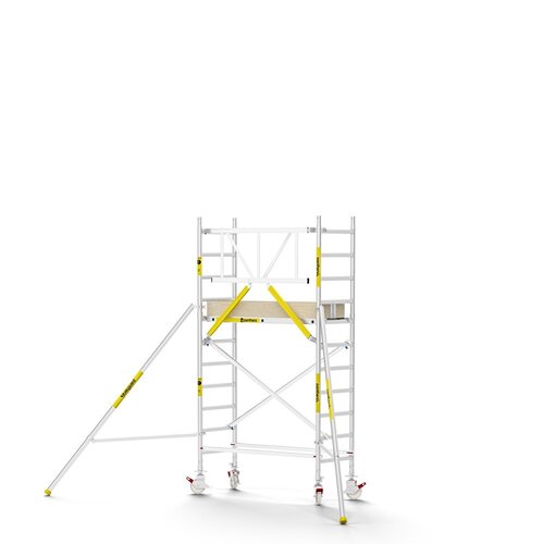 Panthera PRO 75x185 4,2m werkhoogte met enkele voorloopleuning