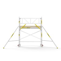 Panthera PRO 75x245 4,2m werkhoogte met enkele voorloopleuning carbon vloer